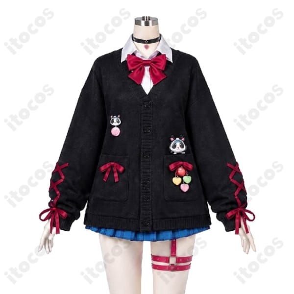 ホロライブ（ホロ）ラオーラ・パンテーラのオタク女子制服コスプレ衣装｜小物付きセット
