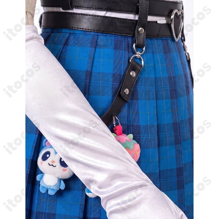 ホロライブ（ホロ）ラオーラ・パンテーラのオタク女子制服コスプレ衣装｜小物付きセット - 4枚目の画像