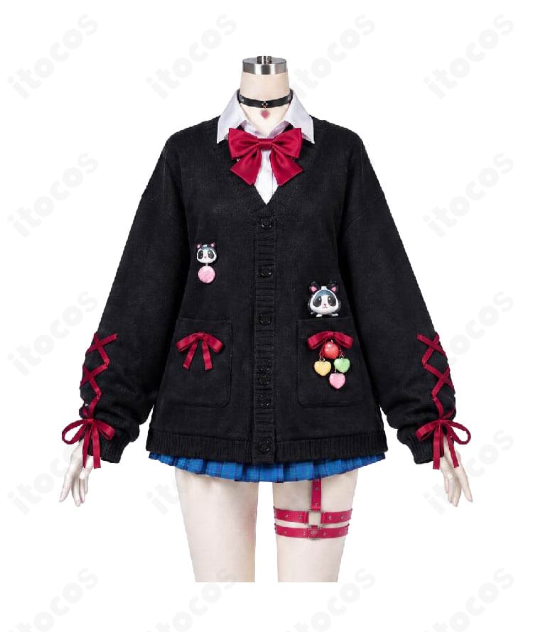 ラオーラ・パンテーラのオタク女子制服コスプレ衣装の正面