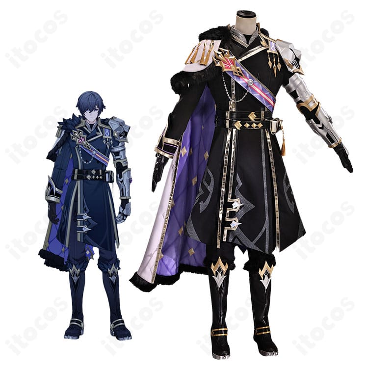 原神「バレリー」コスプレ衣装の商品衣装とキャラクター画像の比較