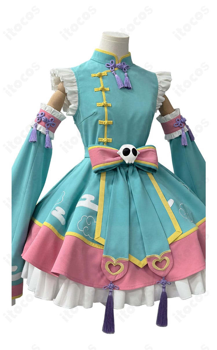 八尋寧々のゆめかわチャイナVer.コスプレ衣装の右側ディテール