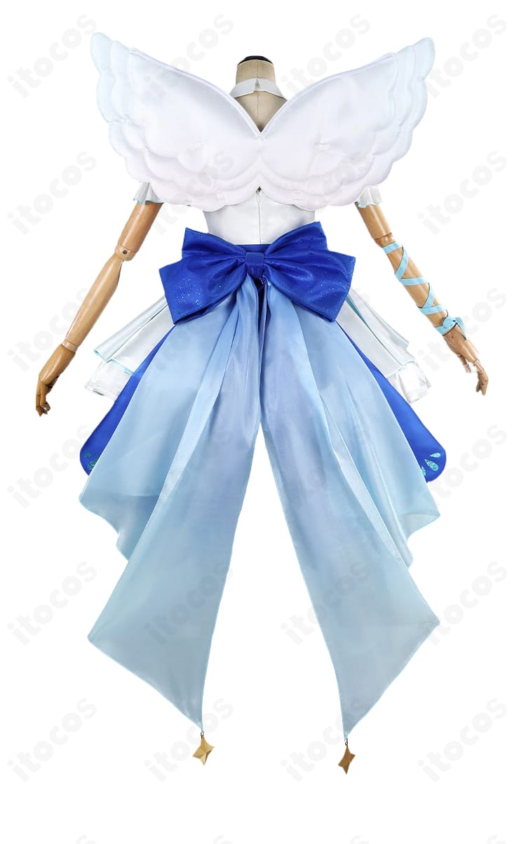 μ'sエンジェル風コスプレ衣装の背面デザイン
