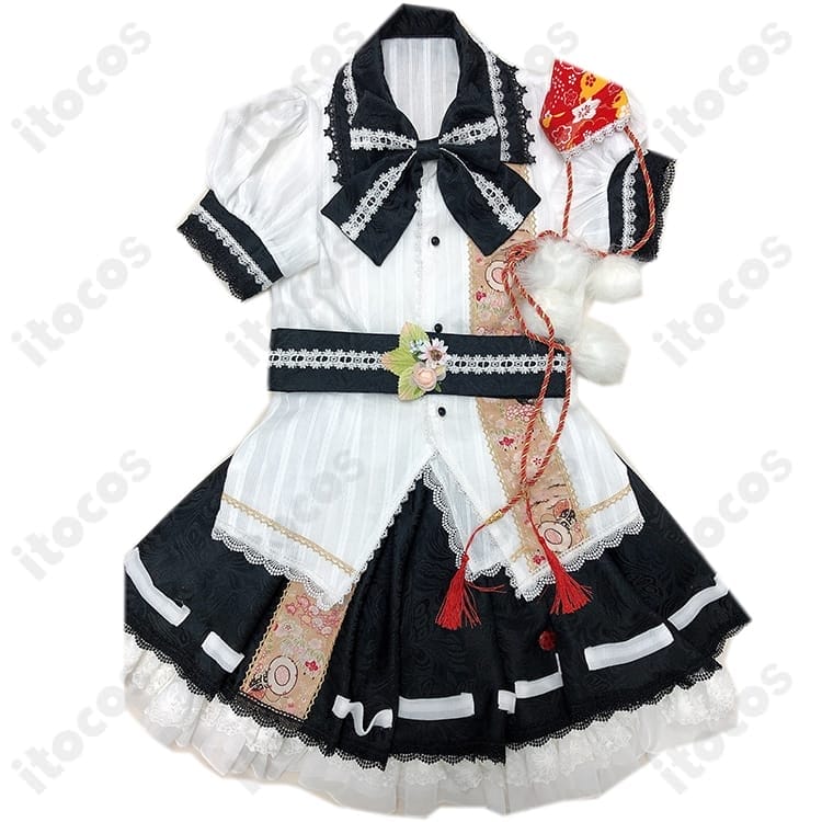 東方ダンマクカグラ（ダンカグ）射命丸文・文ちゃんのコスプレ衣装｜帽子付きで華やかに - 4枚目の画像