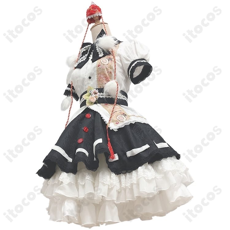 東方ダンマクカグラ（ダンカグ）射命丸文・文ちゃんのコスプレ衣装｜帽子付きで華やかに - 3枚目の画像