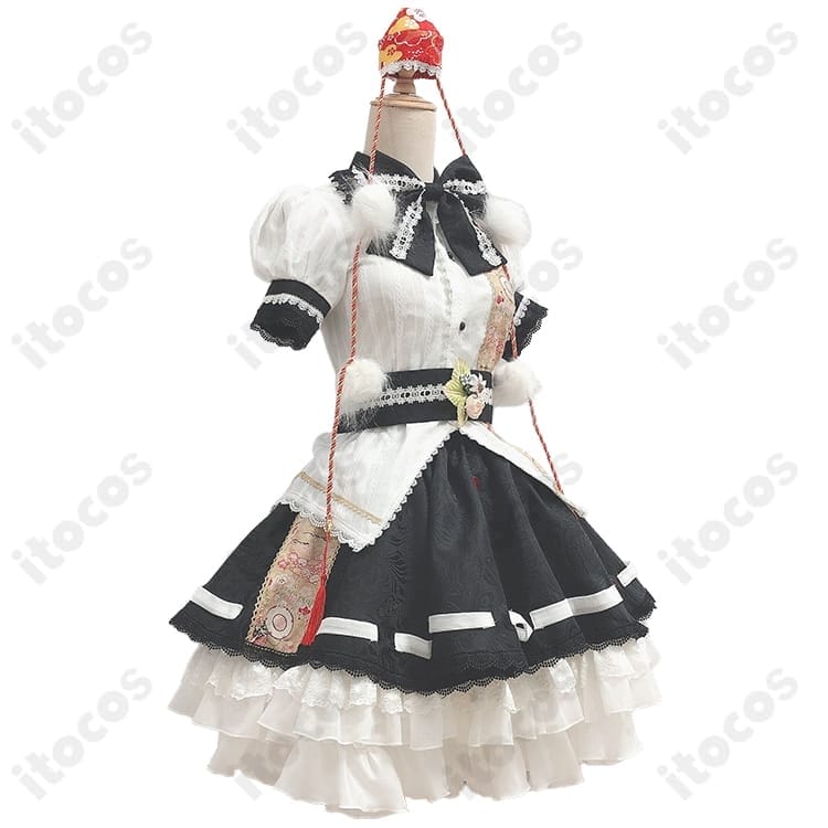 東方ダンマクカグラ（ダンカグ）射命丸文・文ちゃんのコスプレ衣装｜帽子付きで華やかに - 2枚目の画像