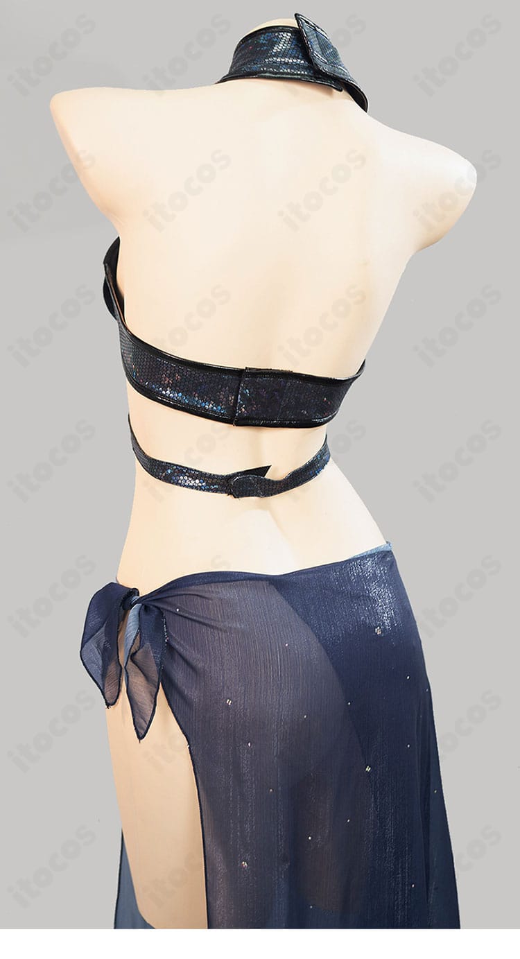 リトルマーメイド(セイレーン)水着風衣装の背面装飾の詳細