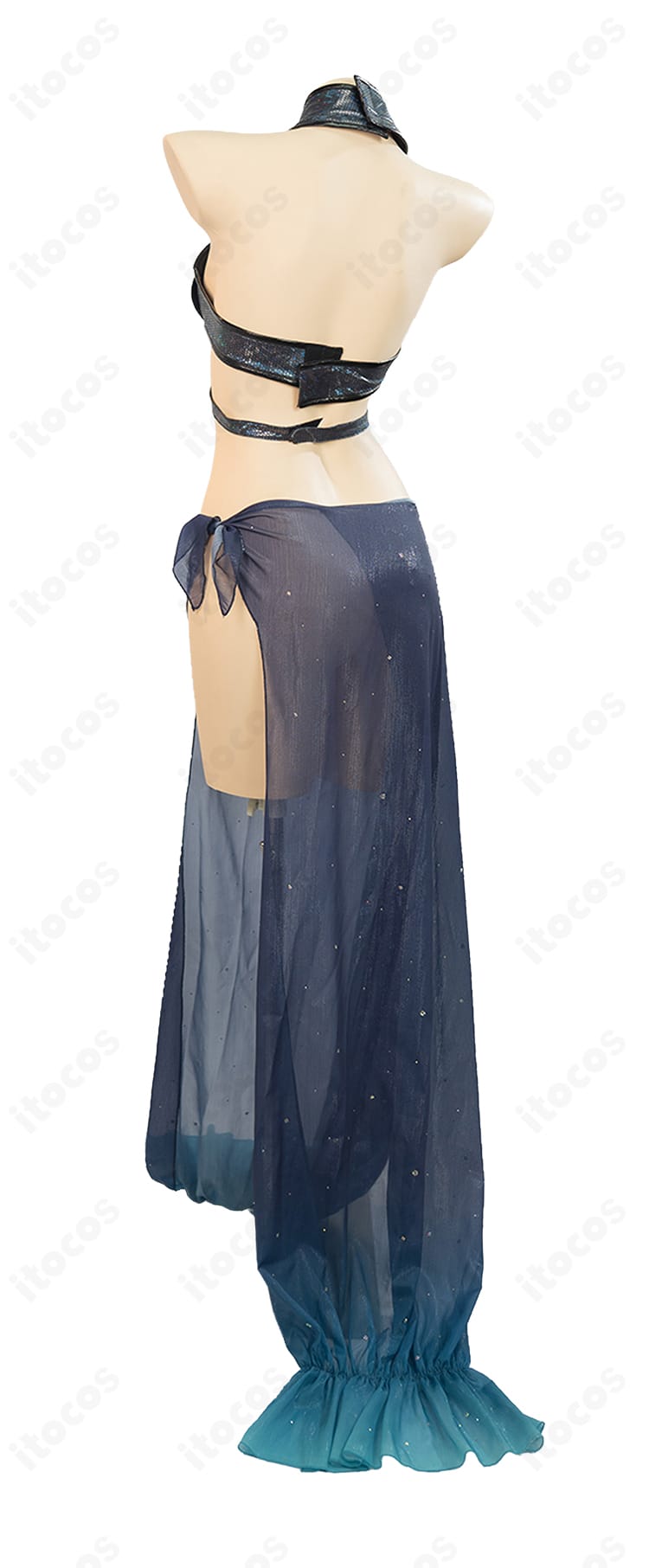 リトルマーメイド(セイレーン)水着風コスプレ衣装の背面