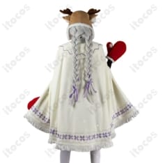 Re:ゼロから始める異世界生活（リゼロ）エミリアたんのクリスマスコスプレ衣装９点セット - 7枚目の画像（サムネイル）