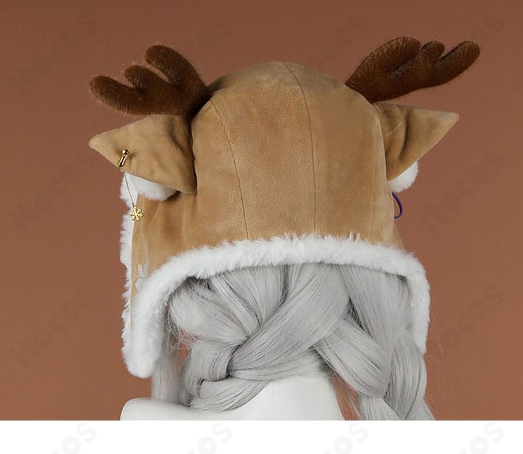 エミリアのクリスマス衣装に付属するトナカイ帽子の背面