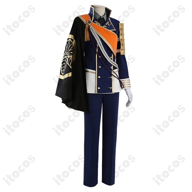 刀剣乱舞ONLINE（とうらぶ）一期一振・いち兄の軍服風コスプレ衣装７点セットで撮影へ - 2枚目の画像