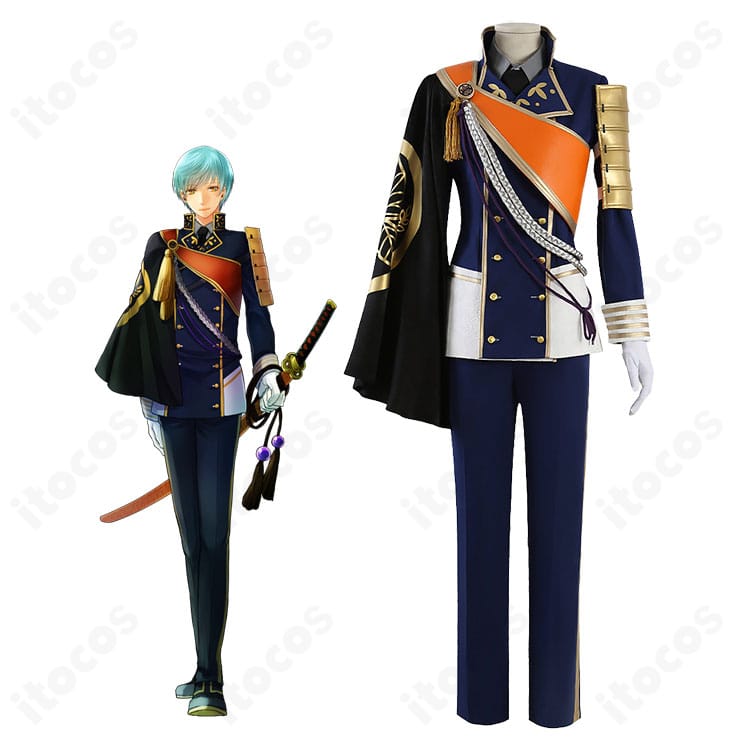 刀剣乱舞ONLINEの一期一振のキャラクター画像とコスプレ衣装の商品画像