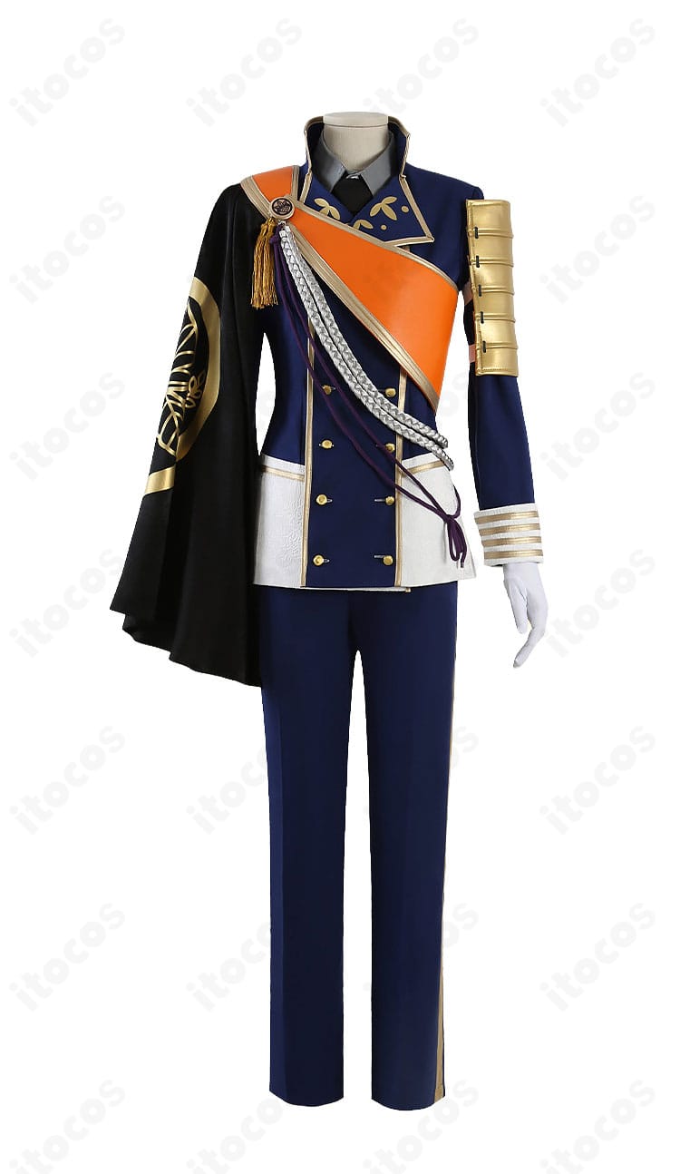 一期一振の軍服風コスプレ衣装を正面から見た画像