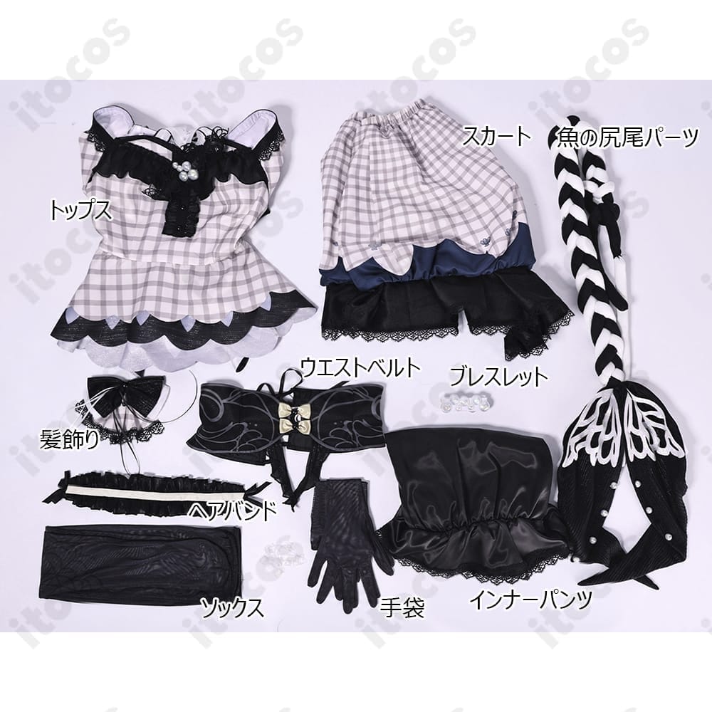 プロセカ・草薙寧々（寧々）「あなたのような“わたし”に」特訓後マーメイドール衣装セット - 6枚目の画像