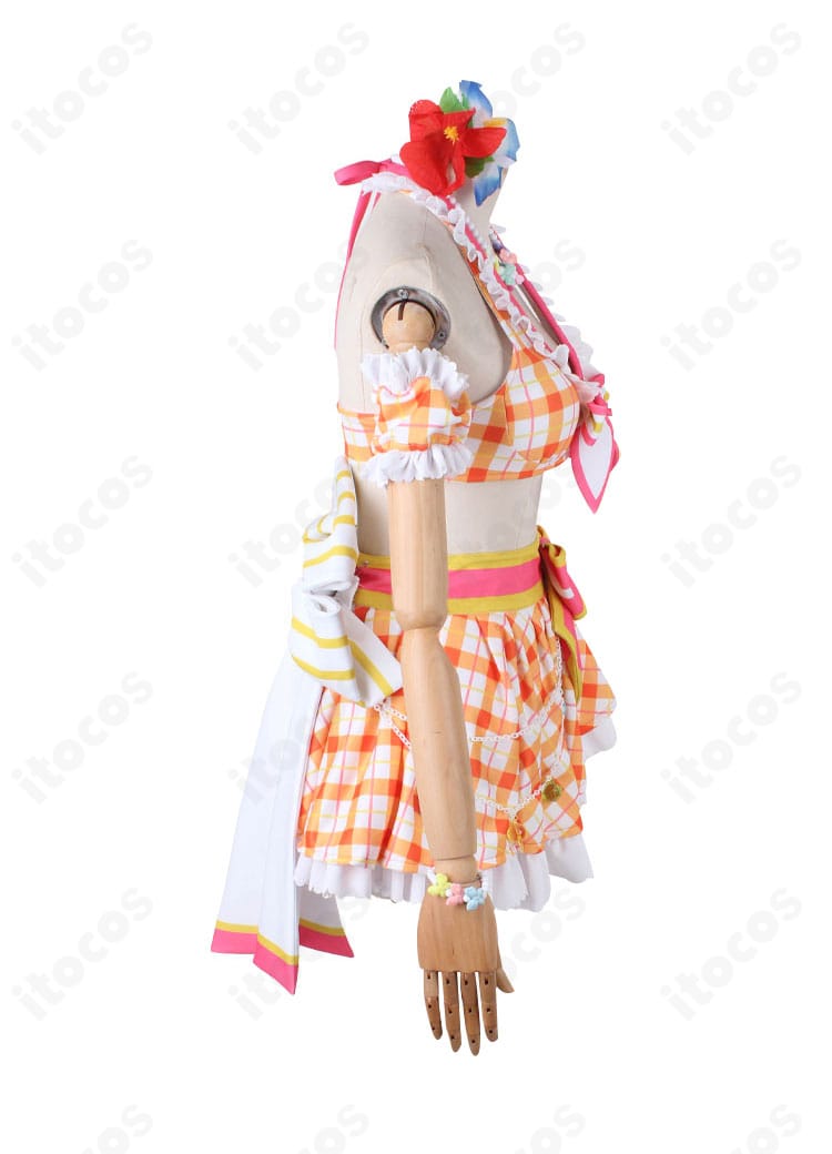 ウマ娘 スペシャルウィーク 水着コスプレ 右サイドディテール｜動きやすさとフィット感を両立