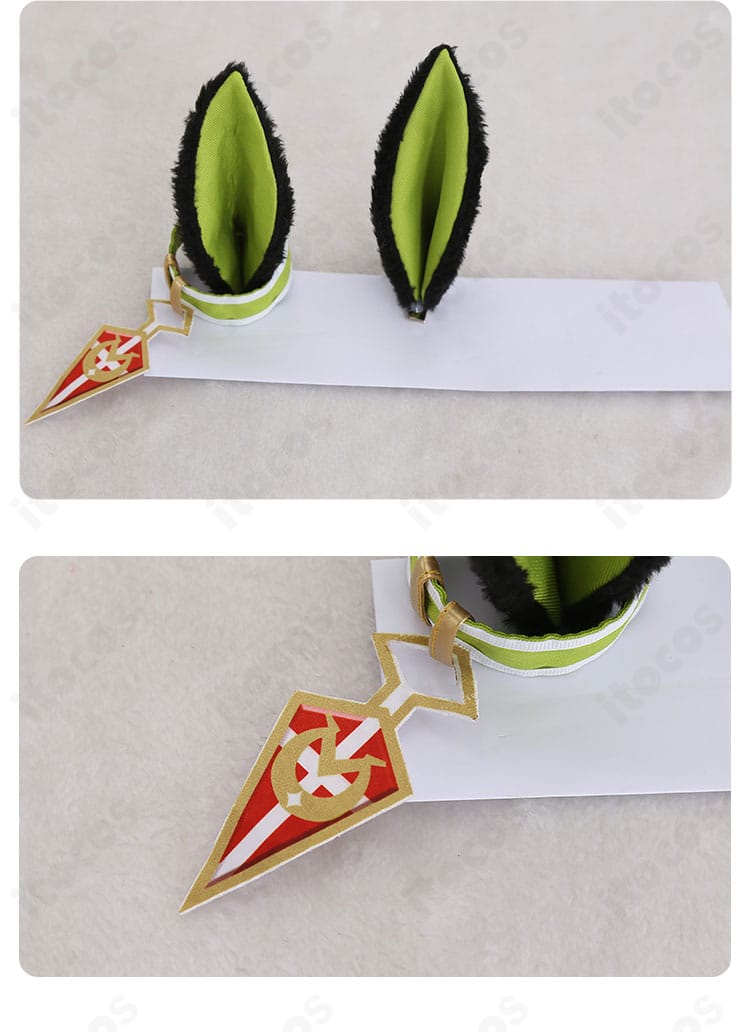 ウマ娘 コスプレ うま耳ヘッドアクセの接写。キャラクター性を高める必須アイテム。