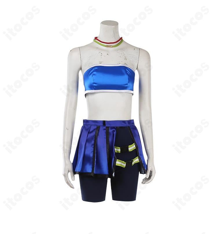 ウイニングチケット 上着フロント拡大。ステッチワークとパネル切替の縫製ディテールを強調。