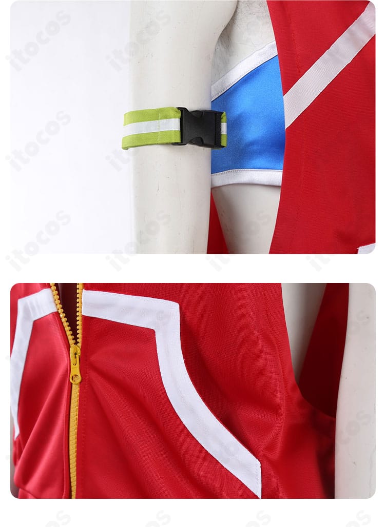 ウマ娘 勝負服 袖リボン装飾の接写。立体的な結び目と色味のコントラストを確認。