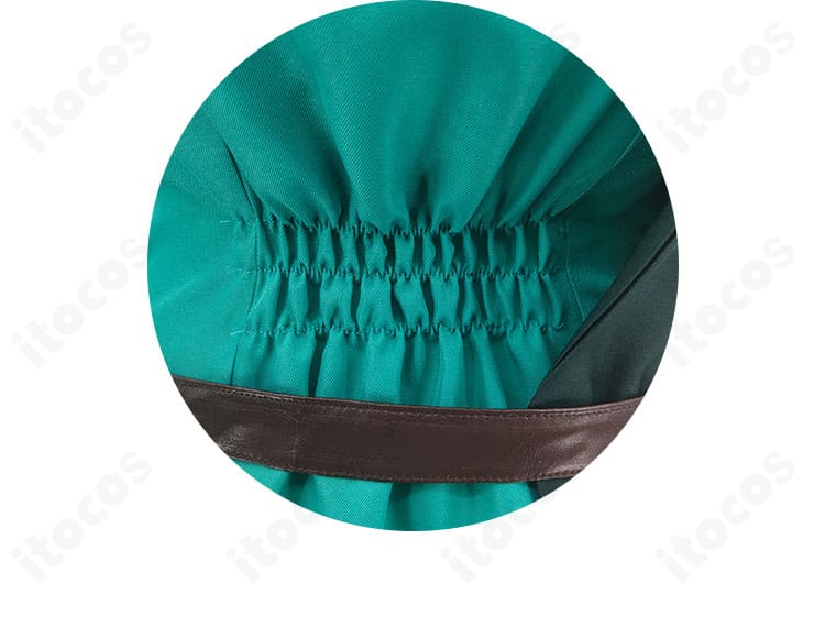 プリコネR コッコロ 通常ver. マント背面ディテール。裏地の色味と縫製の丁寧さ、裾処理を確認。