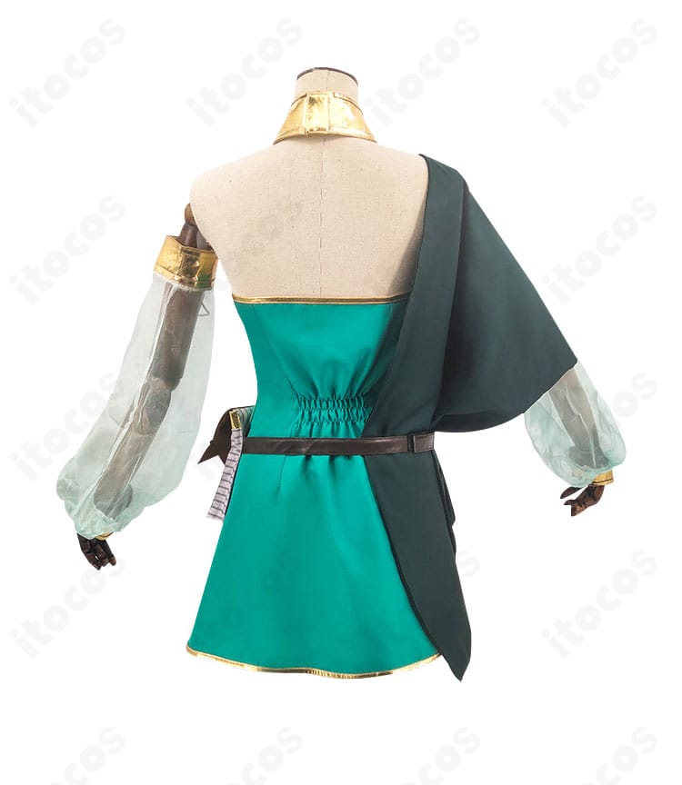 プリコネR コッコロ 通常ver. 背面ビュー。マントの長さと広がり、腰ポーチの装着位置が分かる後ろ姿。