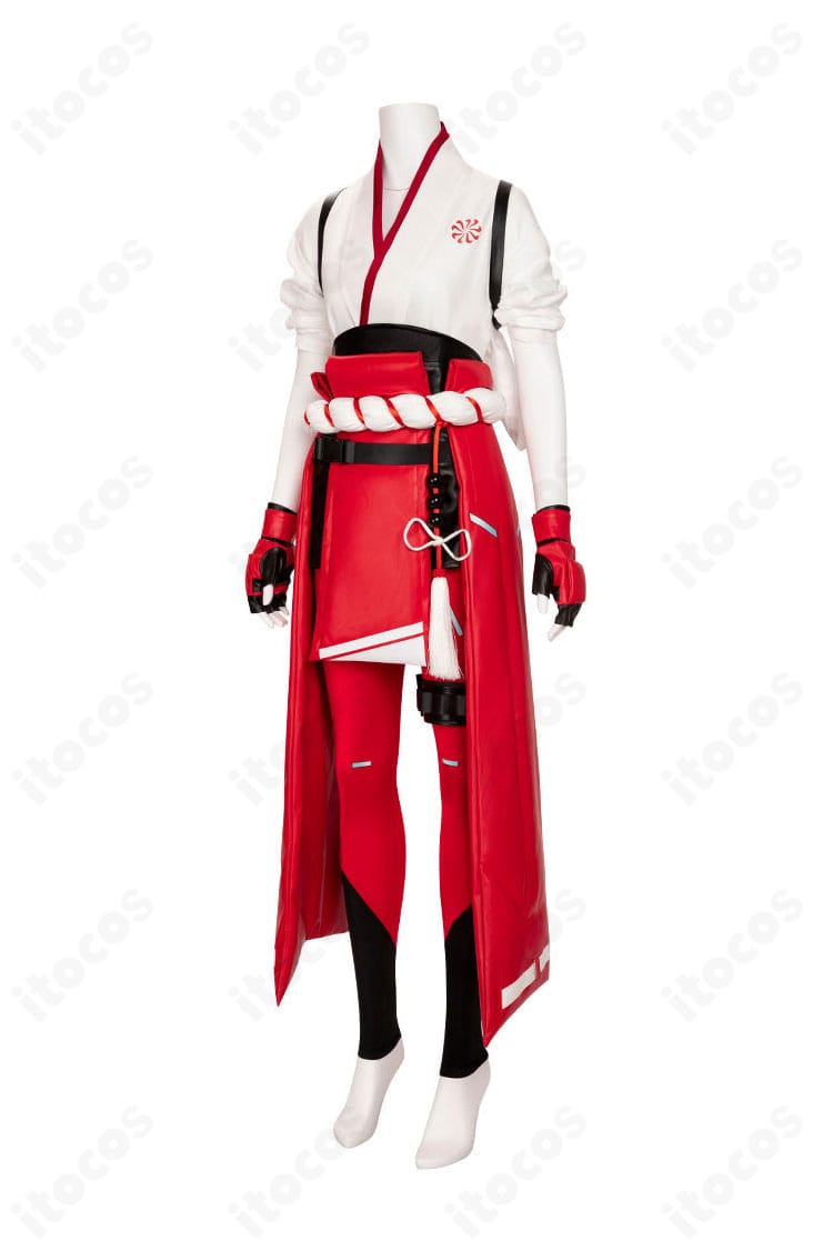 オーバーウォッチ2 キリコ コスプレ衣装 横からのシルエット。動きやすい立体裁断を確認。