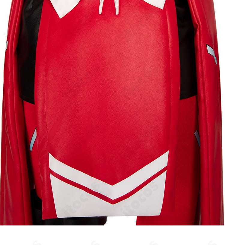 オーバーウォッチ2 キリコ コスプレ衣装 フロント装飾パネル。刺繍とプリントの質感。