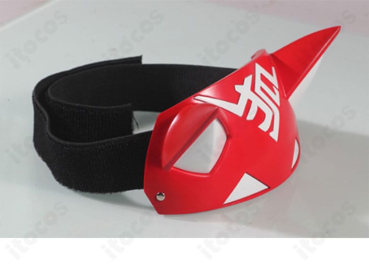 オーバーウォッチ2 キリコ コスプレ衣装 ヘッドピース側面。軽量で長時間の装着に適する。