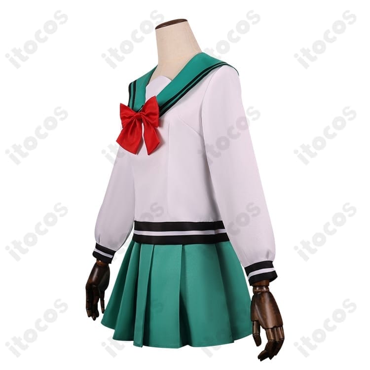 斉木楠雄のΨ難 照橋心美 制服コスプレ｜高再現のリボン付4点セット、軽やかで撮影映え - 2枚目の画像