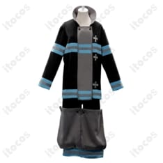 炎炎ノ消防隊 森羅日下部 消防服コスプレ｜反射ストライプで撮影映え、軽く動きやすい - 2枚目の画像（サムネイル）