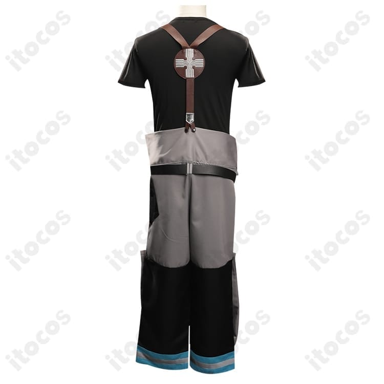 炎炎ノ消防隊 森羅日下部 消防服コスプレ｜反射ストライプで撮影映え、軽く動きやすい - 5枚目の画像