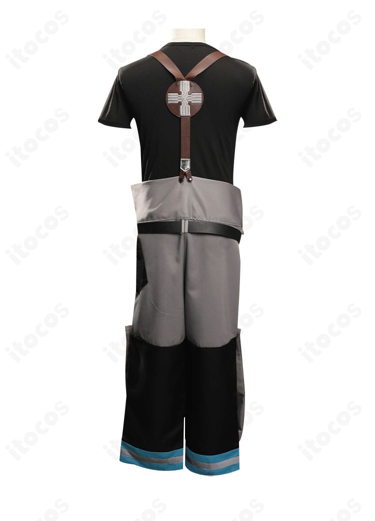 森羅日下部 コスプレ衣装のパンツ背面。バックポケット周りとラインの配置