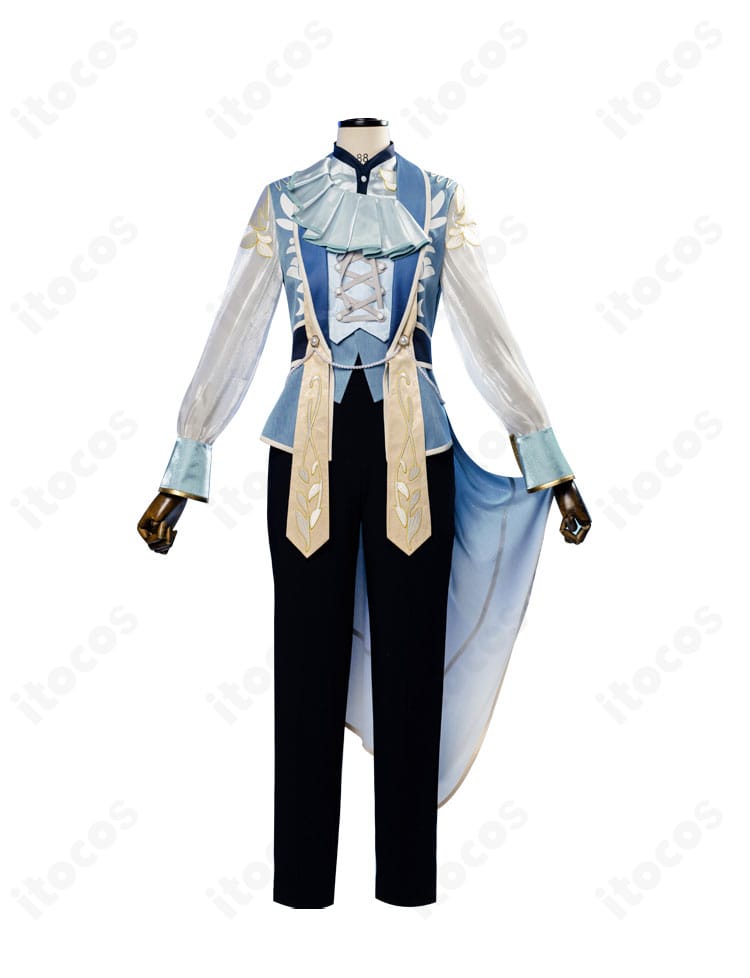 あんさんぶるスターズ！！ 乱凪砂 シークレットスカイ衣装 正面全体像。コートのシルエットと装飾が映える