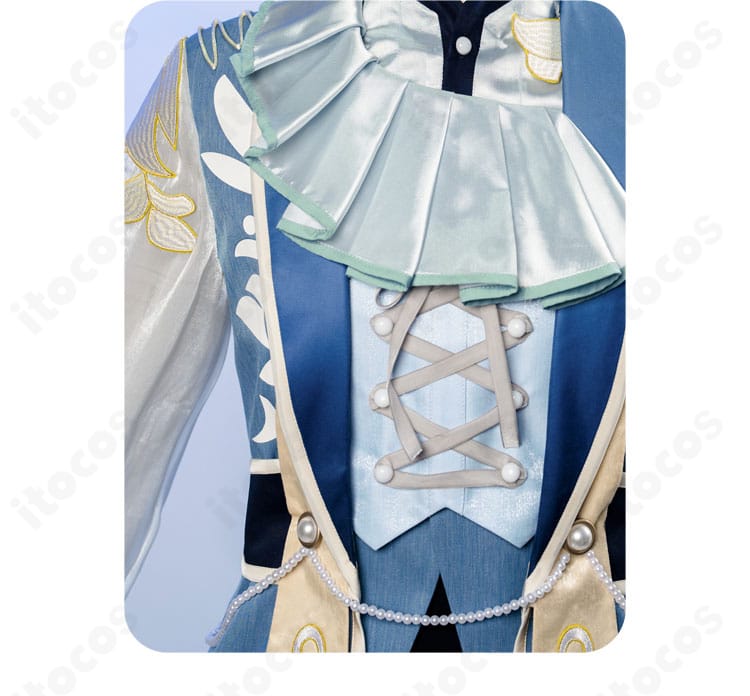 乱凪砂 シークレットスカイ 前立て装飾のアップ。金具と装飾の配置で高級感を表現