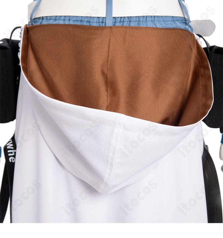 ギルティギア ストライヴ シン＝キスク衣装 フード背面装飾。帽子部分の形状と装飾の仕上げを示すクローズアップ。