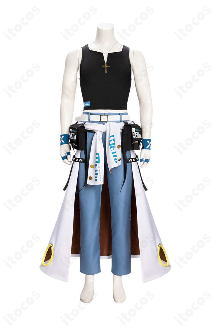 ギルティギア ストライヴ シン＝キスク衣装 正面全身。コートのハリ感やベルトの配置、全体バランスを詳細に確認できる写真。