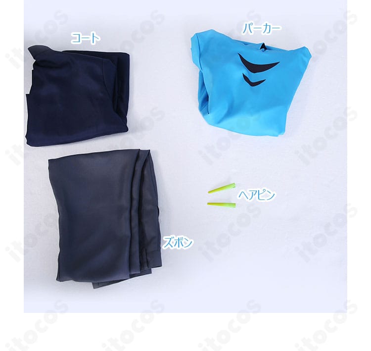 麻中 蓬 コスプレ衣装のフード裏側と形状ディテール。立体感のあるフードが輪郭を整え、写真映えするシルエットを形成。