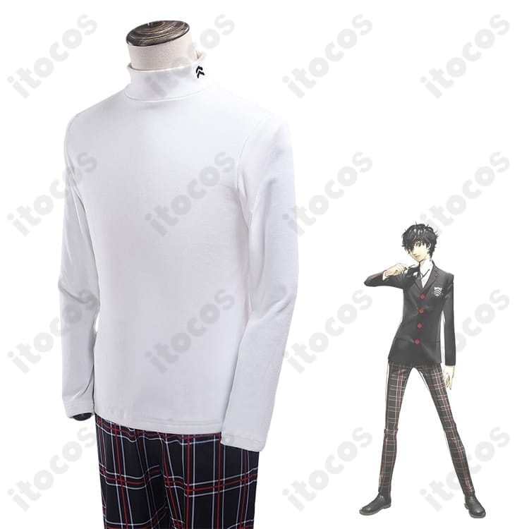 ペルソナ5 雨宮蓮（ジョーカー）通常版コスプレ｜軽やかで動きやすい高再現の怪盗コート - 2枚目の画像