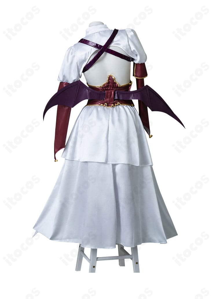 まほあこ 柊うてな マジアベーゼ コスプレ 背面ショット。背部装飾とレイヤー構成の見え方