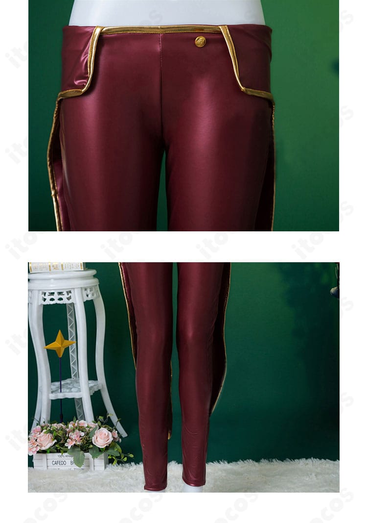 マジアベーゼ コスプレ ズボン前面。動きやすさとスタイルを両立したボトム