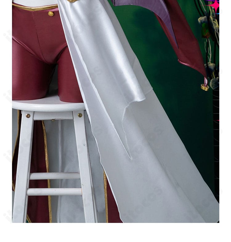 柊うてな マジアベーゼ 衣装の裾ディテール。軽やかな仕上がりで長時間着用も快適