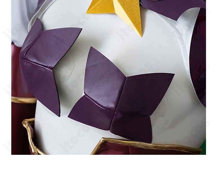 まほあこ 柊うてな マジアベーゼ 胸部装飾のディテール。華やかなモチーフの質感