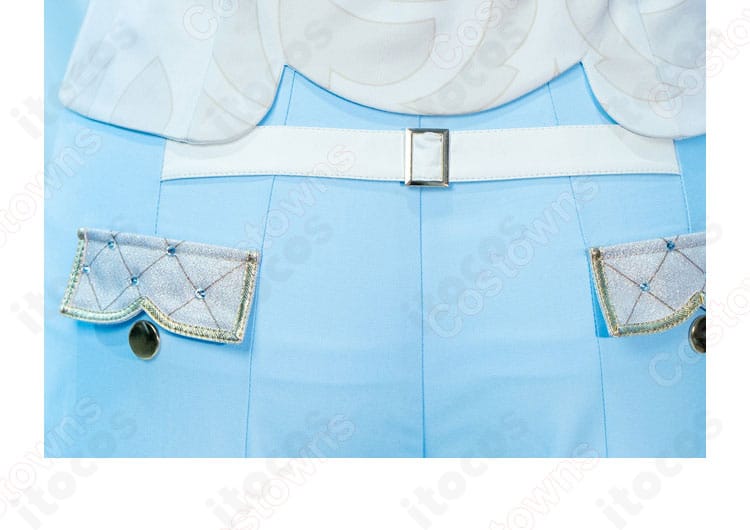 TRIP衣装 コスプレのサイズ表。S〜XL各サイズの対応寸法を示す参考画像