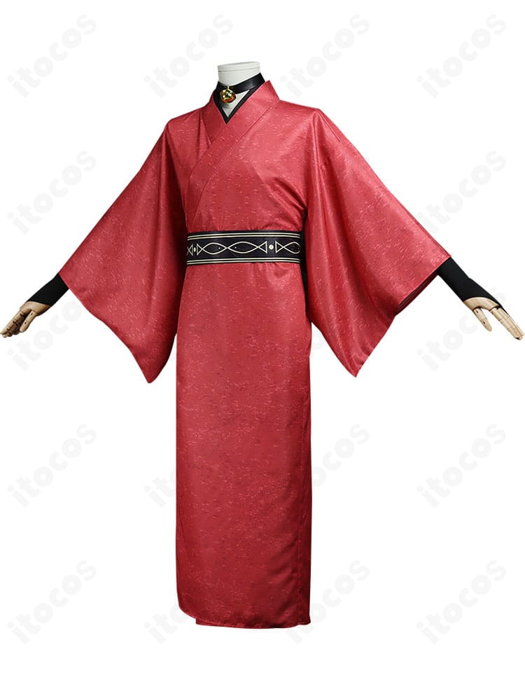 ハイキュー!! 孤爪研磨コスプレ衣装 側面全身。体のラインが綺麗に見えるバランスの良いシルエット