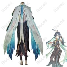 原神 閑雲（留雲借風真君）豪華フルセット｜高再現シルエットでイベント・撮影に最適 - 3枚目の画像（サムネイル）