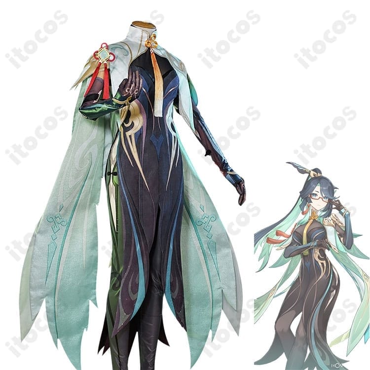 原神 閑雲（留雲借風真君）豪華フルセット｜高再現シルエットでイベント・撮影に最適 - 2枚目の画像