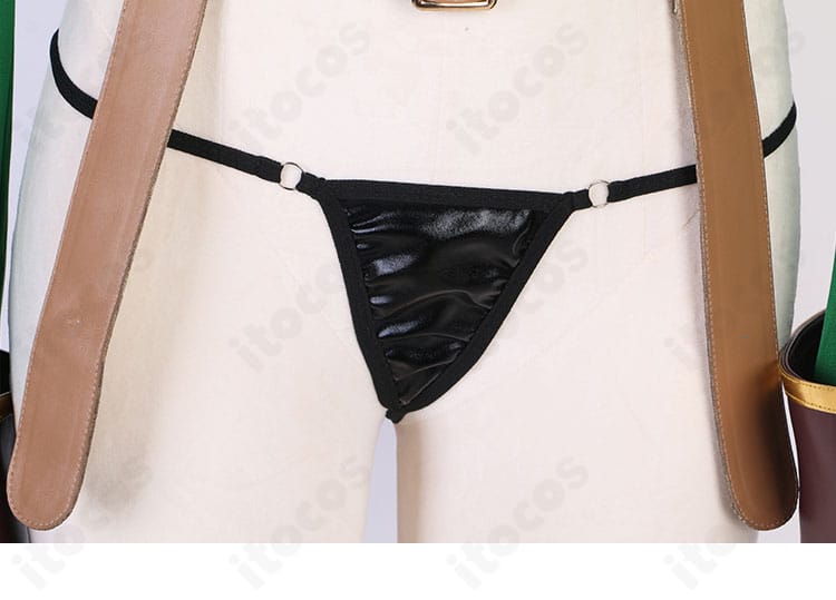 阿良河キウィ レオパルト衣装 パンツ（ソング）正面。全体バランスとコーディネートを確認