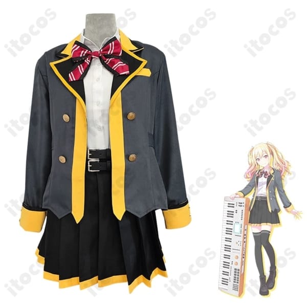 プロセカ 天馬咲希 制服風コスプレ 高再現で動きやすい一式セット。イベント・撮影に最適