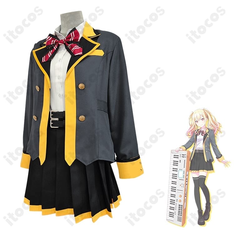プロセカ 天馬咲希 制服風コスプレ 高再現で動きやすい一式セット。イベント・撮影に最適 - 2枚目の画像