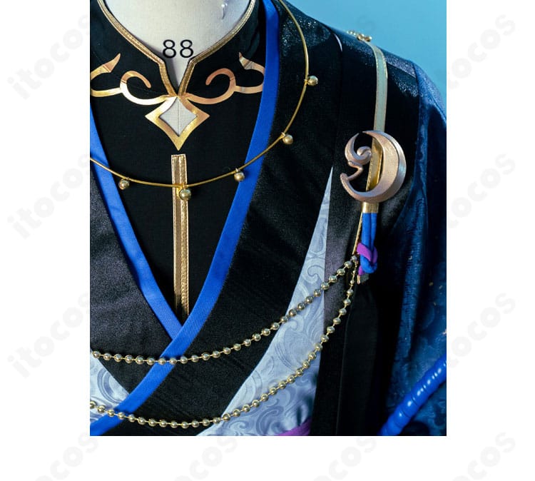 月隠れの宴 胸元の立体装飾｜胸飾りと配色のバランス