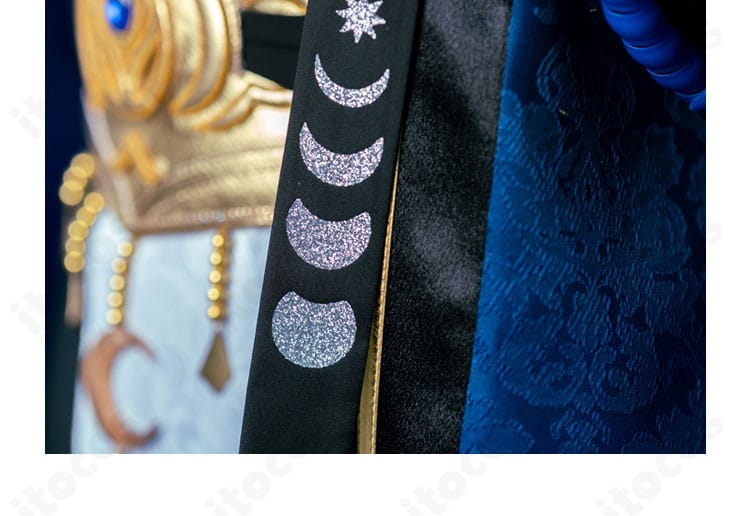 月隠れの宴 特徴的な垂れ布ディテール｜動きの出る装飾布の風合い