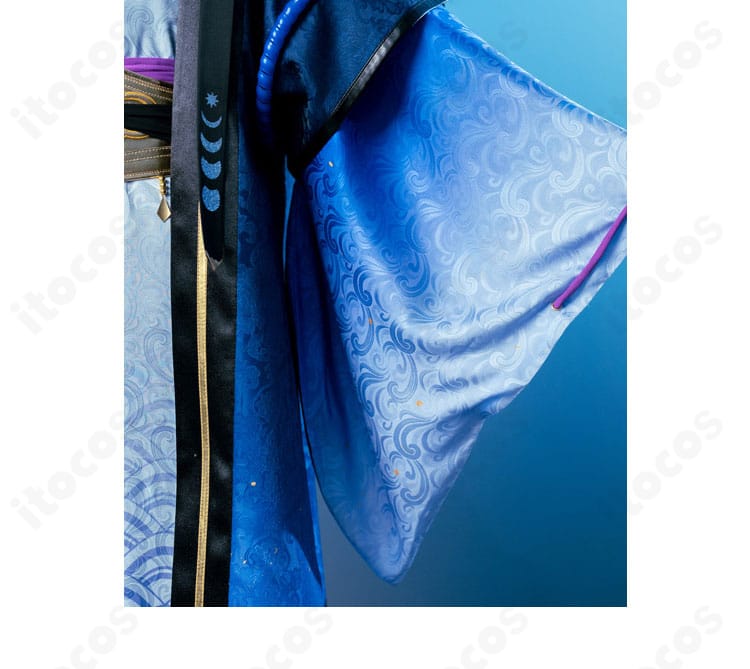 月隠れの宴 袖先・袖口の刺繍と装飾｜袖正面ディテールの質感